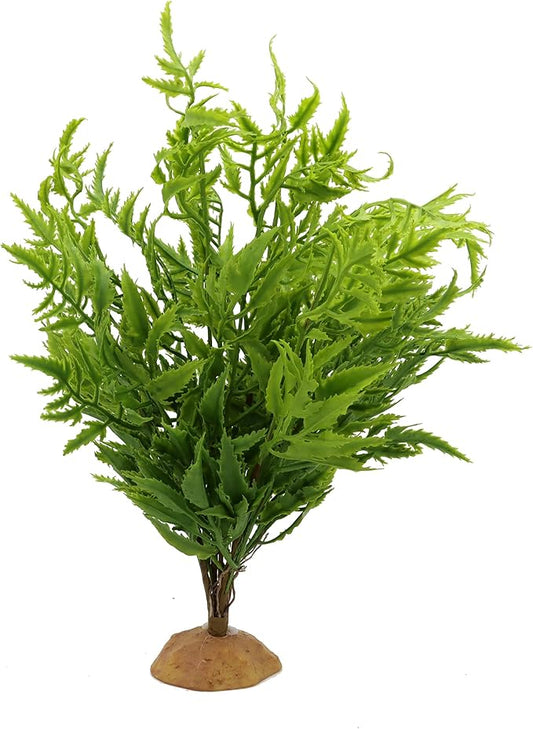 JIHAQUA Lifelike Reptile Tank Plant Decor - Realistic Artificial Plastic Plant for Terrariums and Pet Enclosures (Style C) JIHAQUA