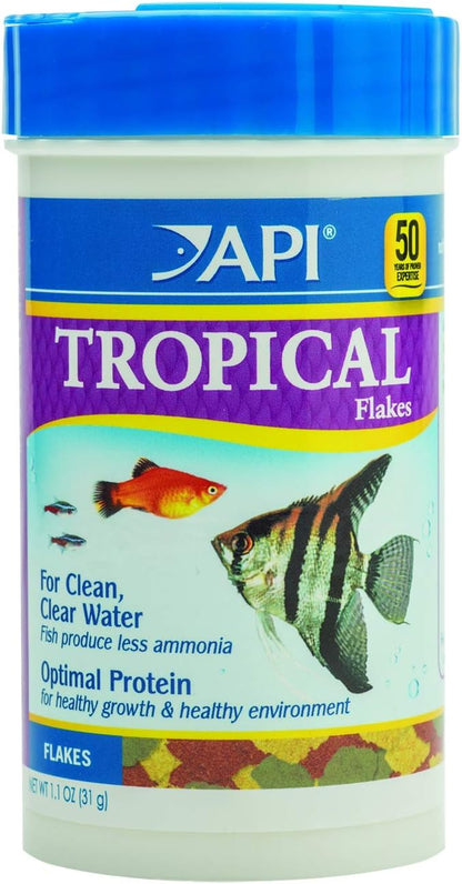 API TROPICAL FLAKES Fish Food 1.1-Ounce Container API