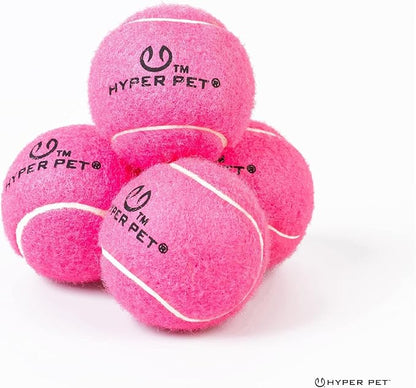Hyper Pet MINI Tennis Balls for Dogs (Pet Safe Dog Ball Dog Tennis Balls for Exercise & Training) Dog Ball Interactive Dog Toys work with Hyper Pet K9 Kannon MINI Dog Ball Launcher - 4 Pack MINI Pink - PAWPICO