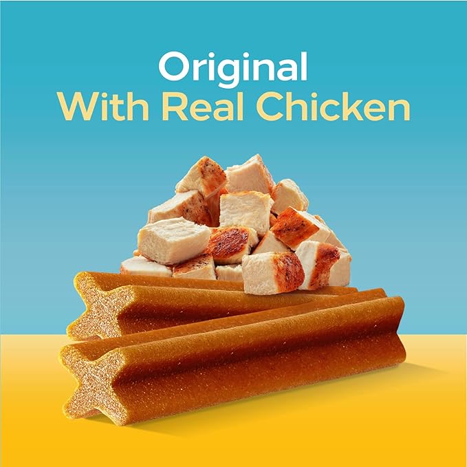 PEDIGREE DENTASTIX Large Dog Dental Treats Original Flavor Dental Bones, 14.99 oz. Pack (18 Treats) Pedigree