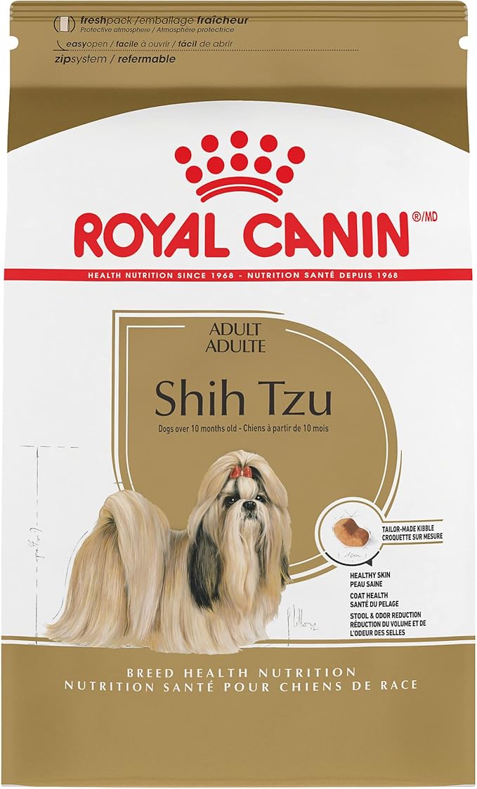Royal Canin Shih Tzu Adult Breed Specific Dry Dog Food, 2.5 lb bag - PAWPICO