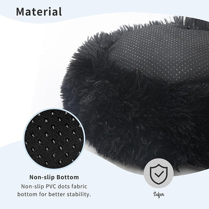 Ferret Bed Cave and Hideouts Burrowing Pet Bed for Guinea Pigs and Other Small Animals 11.8 inch for Cage Black - PAWPICO