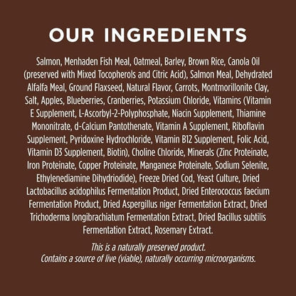 Instinct Be Natural Real Salmon & Brown Rice Recipe Natural Dry Dog Food, 24 lb. Bag - PAWPICO