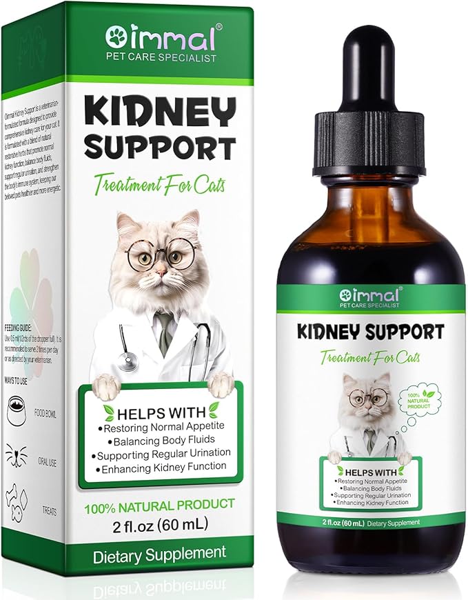 ALIVO Liver Support for Cats, Liver and Kidney Support for Cats with Natural Herbal Extract Helps Balance Cats Liver & Kidneys Health, Natural Pet Herbal Supplement for Cats - 60 ml PAWPICO