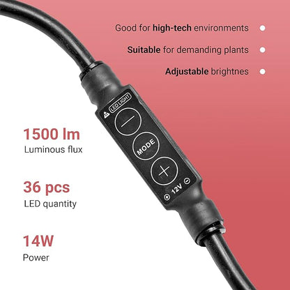 Chihiros C301 Aquarium LED Light - Fish Tank Light for Small Fish Aquarium - Compact LED Fish Tank Lights - Energy-Saver Aquarium Lights for Fish Tank- Aquarium Light with Dimmer for Mini Fish Tank chihirosaquaticstudio