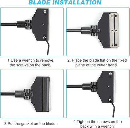 Aquarium Algae Scraper,Aquarium Glass Cleaner,Fish Tank Cleaner, Aquarium Scraper with 10 Blades,26 Inch. Pronetcus