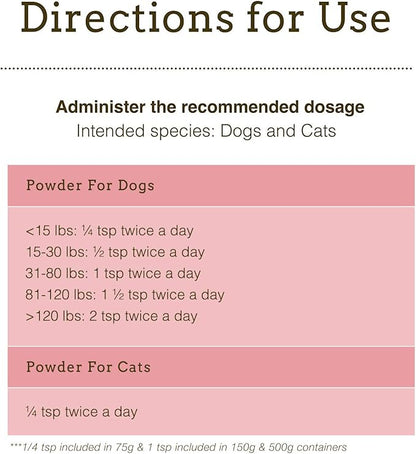 Herbsmith Bladder Care for Cats and Dogs – Maintains Urinary Health for Dogs and Cats – Dog and Cat Kidney Support – 150g Powder Herbsmith