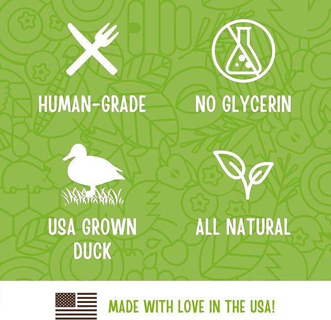 Full Moon All Natural Human Grade Dog Treats, Essential Duck Savory Sticks 22.0 oz - PAWPICO