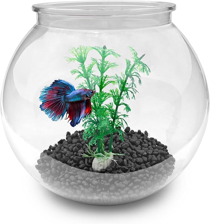 Newpol Mini Plastic Aquarium Fish Bowls (0.8Gallon / 3L) Newpol