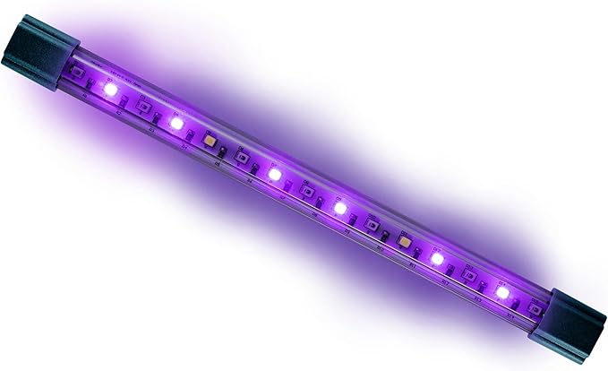 GloFish 8 Inch LED Light Stick - White, Blue and, Magenta Aquarium Lights - Tank Sizes Up to 5 Gallons GloFish