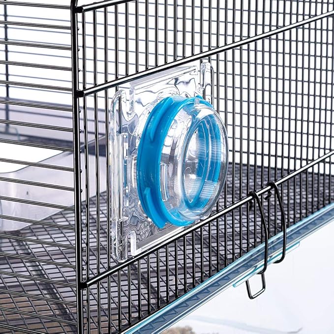 Ferplast Favola Hamster Cage Includes Free Water Bottle, Exercise Wheel, Food Dish & Hamster Hide-Out Large Hamster Cage Measures 23.6L x 14.4W x 11.8H-Inches Ferplast