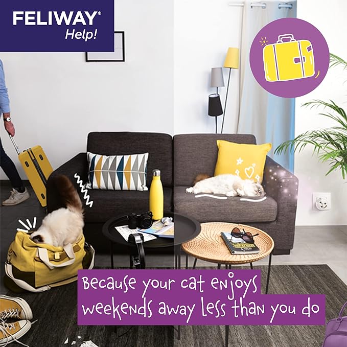 FELIWAY® Help! Cat Calming Pheromone Refills (7 days), 3-Pack Feliway%C2%AE