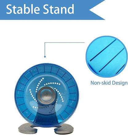 Petest Hamster Exercise Wheel, Silent Spinner Hamster Running Wheels, Diameter 6.7 inch, Blue Petest