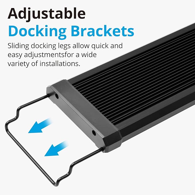 NICREW 20W Saltwater Aquarium Light, Marine LED Reef Light for Corals, Programmable Timer Controller, 18 to 24-Inch NICREW