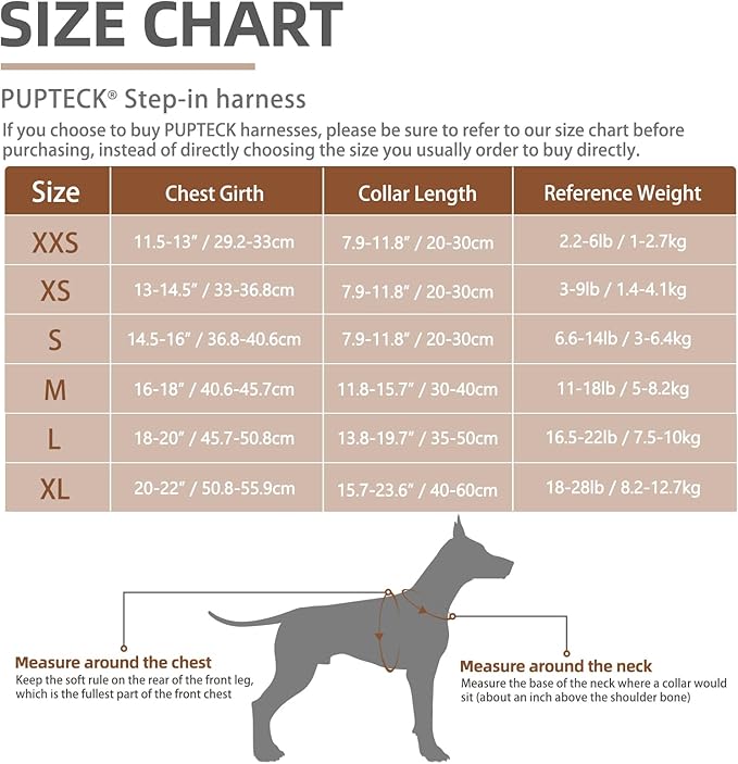 PUPTECK Adjustable Dog Harness Collar and Leash Set Step in No Pull Pet Harness for Small Medium Dogs Puppy and Cats Outdoor Walking Running, Soft Mesh Padded Reflective Vest Harnesses, Halloween, M PUPTECK