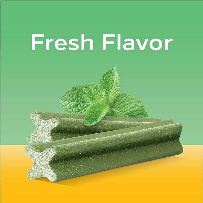 PEDIGREE DENTASTIX Dental Dog Treats for Large Dogs Fresh Flavor Dental Bones, 1.87 lb. Value Pack (36 Treats) Pedigree