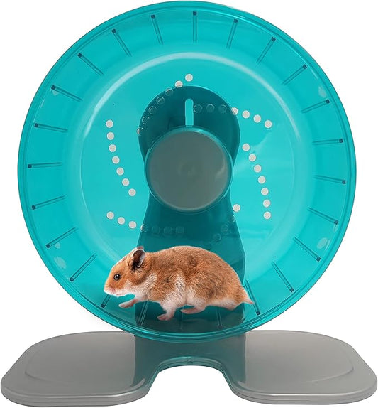 Petest Hamster Exercise Wheel, Silent Spinner Hamster Running Wheels, Diameter 8.3 inch, Green Petest
