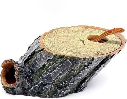 Snake Hide and Basking Tree Roots Cave for Terrariums, Available for Climbing and Hiding Spots for Reptiles, Amphibians, and Small Animals, Corn Snake, Green Snake and Small Gecko relaqcc