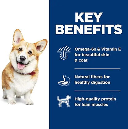 Hill's Science Diet Adult 1-6, Adult 1-6 Premium Nutrition, Small Kibble, Dry Dog Food, Chicken & Barley, 35 lb Bag - PAWPICO