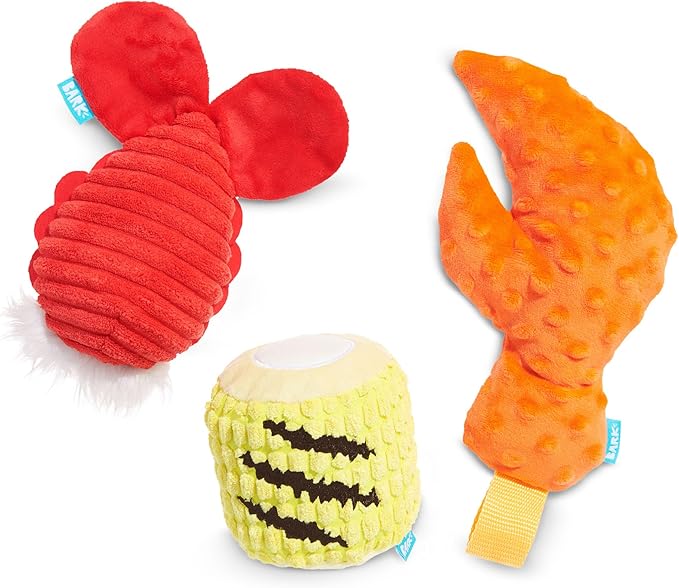 Barkbox The Maine Event Dog Toy Bundle – Squeaky Dog Toys – Plush Dog Toys – Puppy and Pet Toys for Medium to Large Dogs - PAWPICO