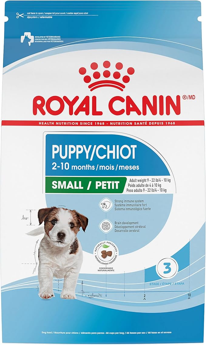 Royal Canin Size Health Nutrition Small Breed Dry Puppy Food, Supports Brain Development, Immune Support, and Digestive Health, 14 lb Bag - PAWPICO
