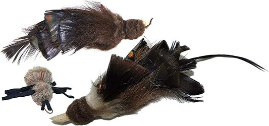 Bird and Spider Pack Refill/Attachment (Magpie, Crow and Deer Spider) - Fits Wildcat and Popular Bird, Mouse and Catcher Type Wands/Poles - PAWPICO