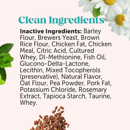 Pet Honesty Calming Chews for Cats - Cat Anxiety Relief + Helps Reduce Stress - Behavioral Support & Promotes Relaxation for Travel, Boarding, Vet Visits, Separation Anxiety - Chicken (30-Day Supply) PetHonesty