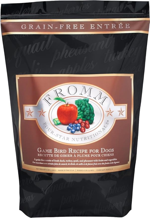 Fromm Four-Star Nutritionals Game Bird Dog Food - Premium Dry Dog Food - Turkey Recipe - 12 lb - PAWPICO