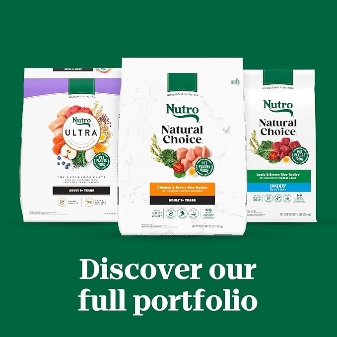 Nutro Natural Choice Adult Small Breed Dry Dog Food, Chicken and Brown Rice, 13 lbs. - PAWPICO