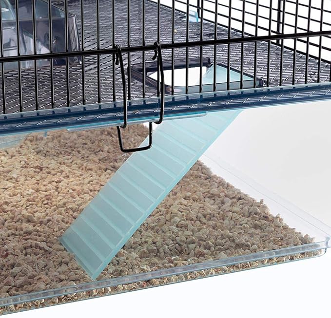 Ferplast Favola Hamster Cage Includes Free Water Bottle, Exercise Wheel, Food Dish & Hamster Hide-Out Large Hamster Cage Measures 23.6L x 14.4W x 11.8H-Inches Ferplast