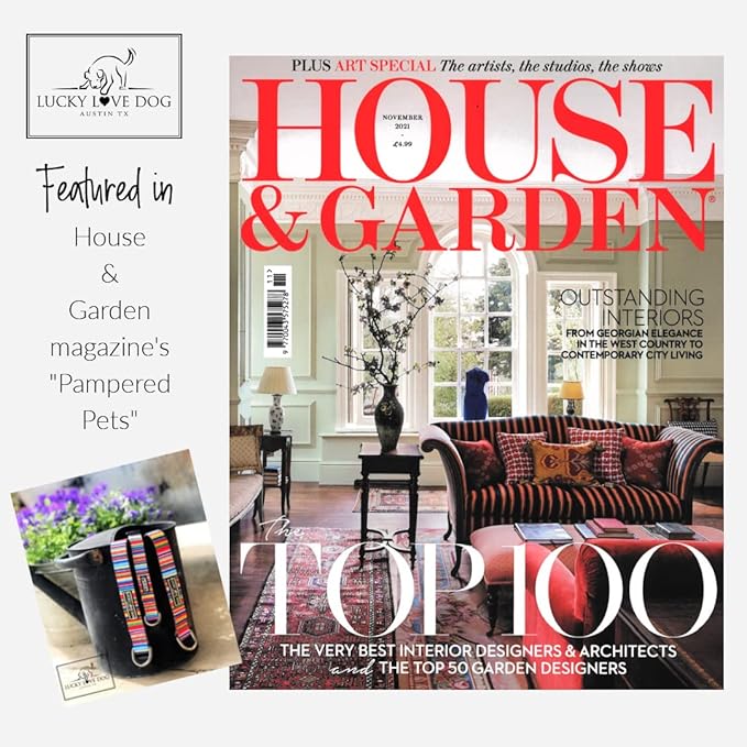 Lucky Love Dog - Adjustable Dog Collar with Easy Click Buckle for Small to Large Dogs, Durable, & Comfortable Collar for Male & Female Dogs, Pet Collar for Puppies & Adult Dogs - Carriebelle, Small LuckyLoveDog