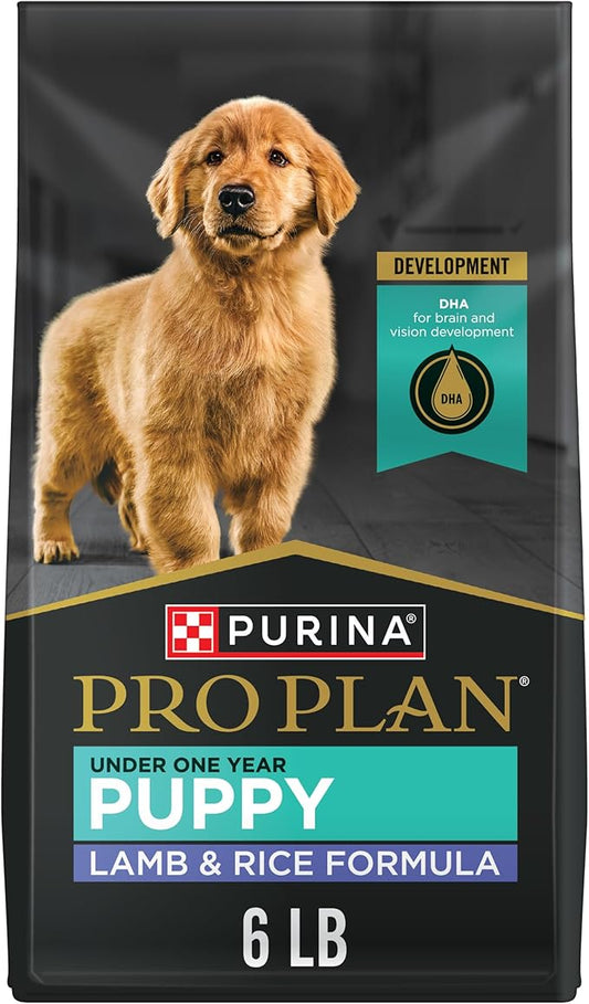 Purina Pro Plan High Protein Puppy Food DHA Lamb & Rice Formula - 6 lb. Bag - PAWPICO