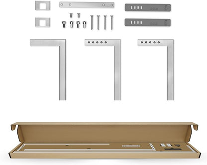 ONF Stainless Steel 304 Square Hanging Kit for Planted Terrarium & Aquarium Light, Suspension System, Adjustable Stand Hold up to 11lb 24-36 inch Fish Tank Light, 2 pcs Tubes in Pack, Right ONF