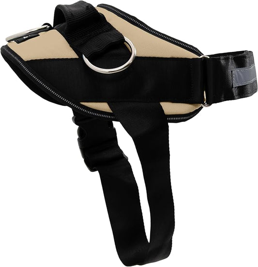 ShawnCo Essential Dog Harness, No-Pull Pet Vest with 3 Leash Clips, No Choke, Reflective, Adjustable and Padded, for Easy Walking and Training for Small, Medium and Large Dogs (Driftwood, XL) SHAWNCO