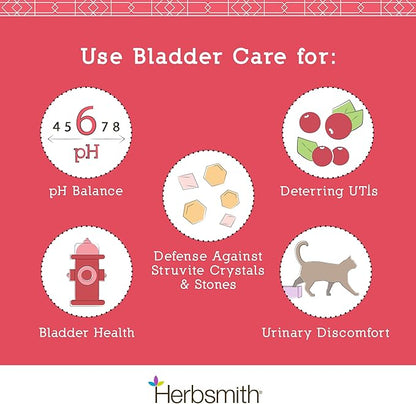 Herbsmith, Bladder Care for Cats and Dogs – Maintains Urinary Health for Dogs and Cats – Dog and Cat Kidney Support – 75g Powder Herbsmith