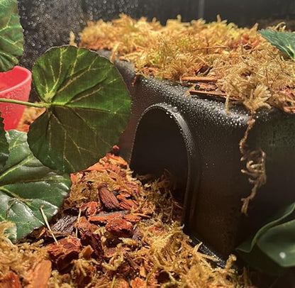 LEOTERRA Snake Hide Reptile Hide for Snake Lizard Leopard Gecko and Baby Ball Python Use10.23"x7.48"x2.75" (M) Durable and Easy to Clean LEOTERRA