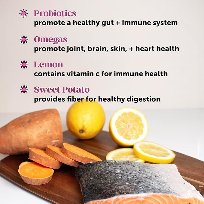 Pet Honesty Multivitamin Dog Supplement, Glucosamine Chondroitin for Dogs, Probiotics, Omega Fish Oil, Dog Supplements & Vitamins, Dog Vitamins for Skin and Coat Allergies, (Chicken 90 ct) PetHonesty