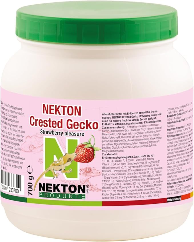 Nekton Crested Gecko Strawberry Pleasure 700g (24.69oz) NEKTON