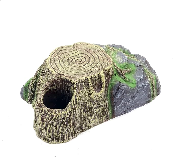 Small Reptile Cave Hide Reptile Hides and Caves Snake Toad Frog Turtle House JIHAQUA