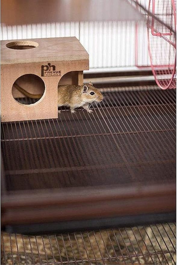 Prevue Pet Products Wood Hamster & Gerbil Hut 1121 Prevue+Pet+Products