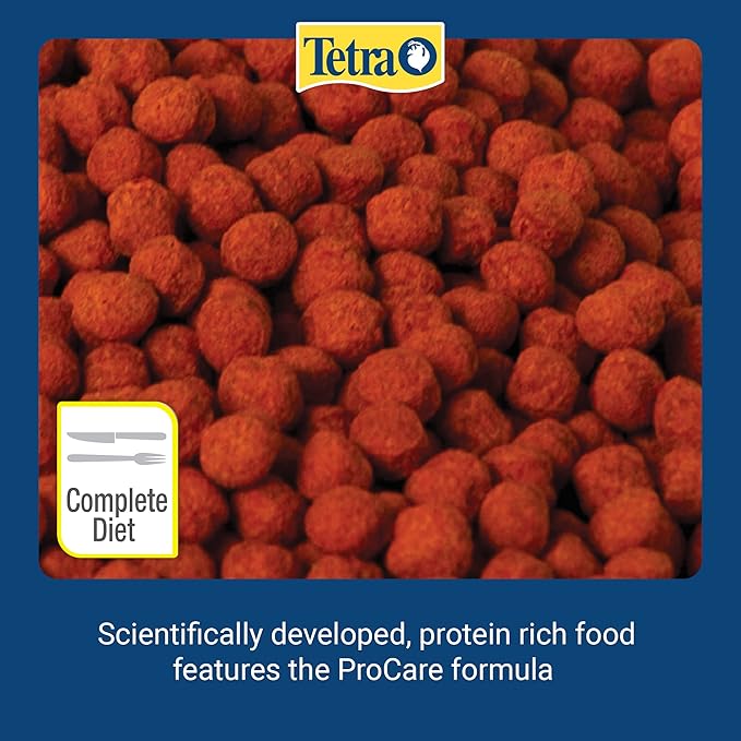 TetraCichlid fish Floating Cichlid Pellets 6 Ounces, Nutritionally Balanced Diet (77063) Tetra