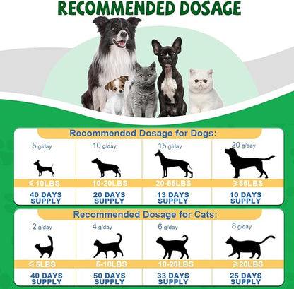 Pet Probiotics Active Peptide Powder Supplement for Dogs & Cats of All Ages with Immunoglobulin,Saccharomyces Boulardii & Bacillus Subtilis – Supports Immune & Digestive Health (200g/7.4 oz) PAWPICO