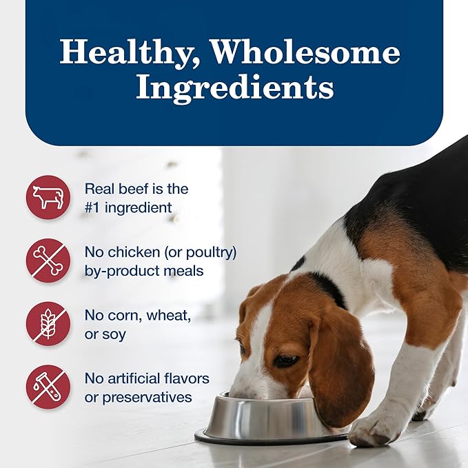 Blue Buffalo Homestyle Recipe Adult Wet Dog Food, Made with Natural Ingredients, Beef Dinner With Garden Vegetables, 12.5-oz. Cans (Pack of 12) - PAWPICO