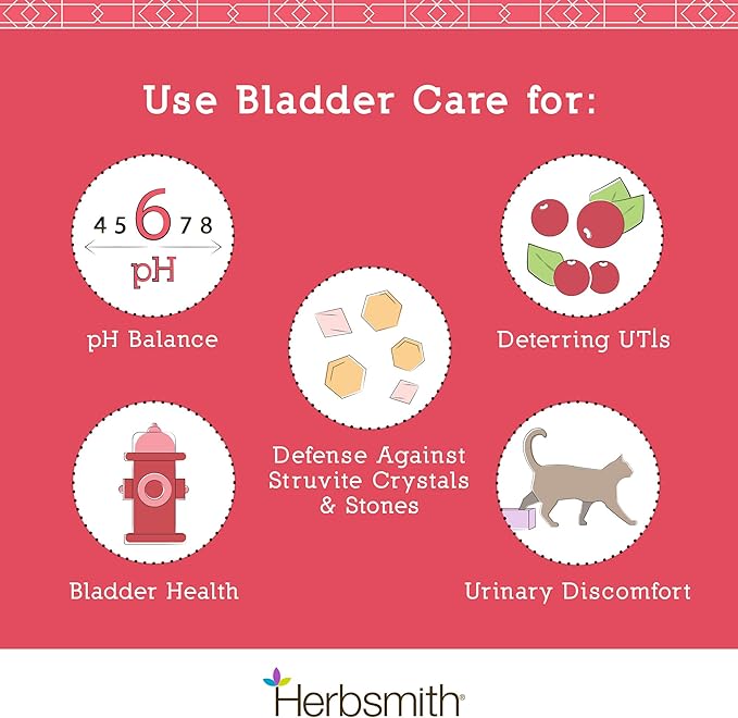 Herbsmith Bladder Care for Cats and Dogs – Maintains Urinary Health for Dogs and Cats – Dog and Cat Kidney Support – 500g Powder Herbsmith