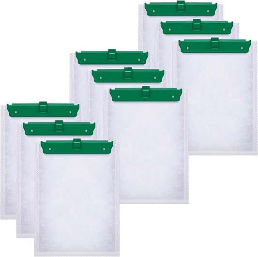 [Assembled] Medium Filter Cartridge Replacement for Tetra Whisper Bio-Bag Filters Cartridges Medium, Compatible with Tetra Whisper Filters 10i / IQ10 / PF10 and TetraFauna ReptoFilter - 9 Pack Renami