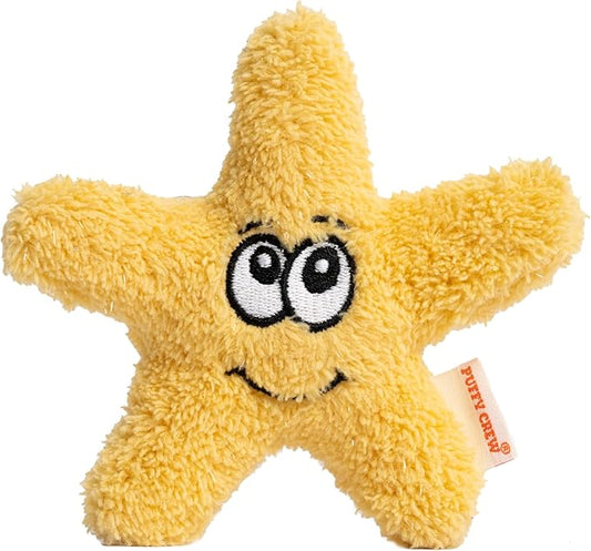 Interactive Catnip Cat Plush Toy, Ocean Theme, 5'', for All Breed Size Cats (Starfish) - PAWPICO