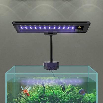 IREENUO Aquarium LED Light, Full Spectrum Fish Tank Clip on Light with Remote, Color Changing Lighting for Reef Coral Aquatic Plants and Fish Keeping (20W（23.6inch) SpeciallyforyourpettoprovideavarietyofqualityproductsYearsofresearchexperienceinpetwarmcoattoprovideyourpetwiththewarmestprotectioninwinter