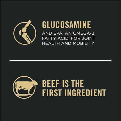 Purina Pro Plan Large Breed Dry High Protein Dog Food with Probiotics for Dogs, Beef and Rice Formula - 18 lb. Bag - PAWPICO