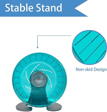 Petest Hamster Exercise Wheel, Silent Spinner Hamster Running Wheels, Diameter 6.7 inch, Green Petest