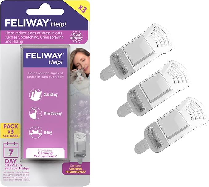 FELIWAY® Help! Cat Calming Pheromone Refills (7 days), 3-Pack Feliway%C2%AE